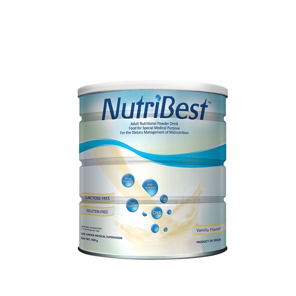 Nutribest Vanilla 400g Can (Oral Nutrition Solution For Malnutrition To Optimize Health & Recovery) - Image 3