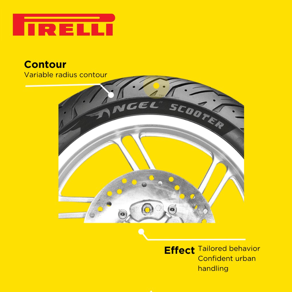 Pirelli Angel Scooter Tubeless by Size x14 Set (Discounted Set Price) - Image 9