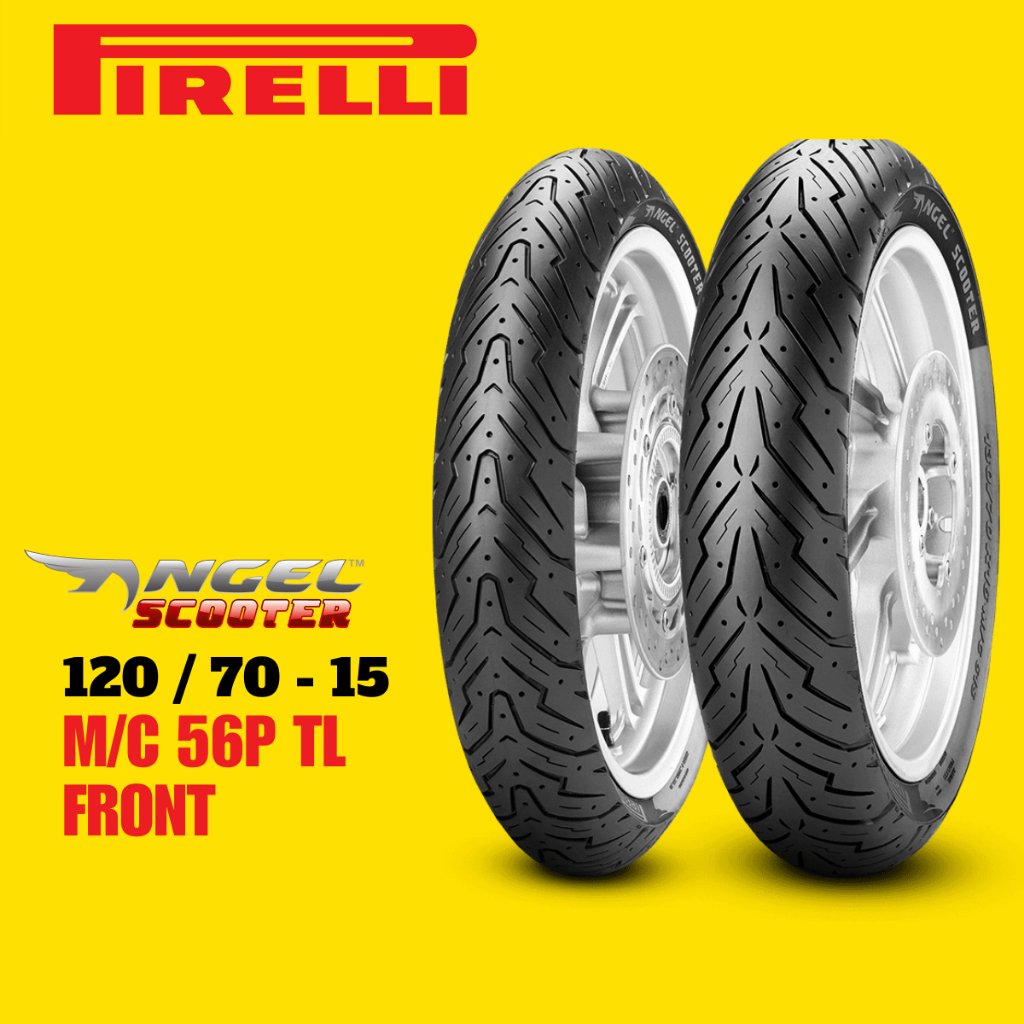 Pirelli Angel Scooter 120/70-15 Front - Tubeless Size Scooter Tire - Image 3