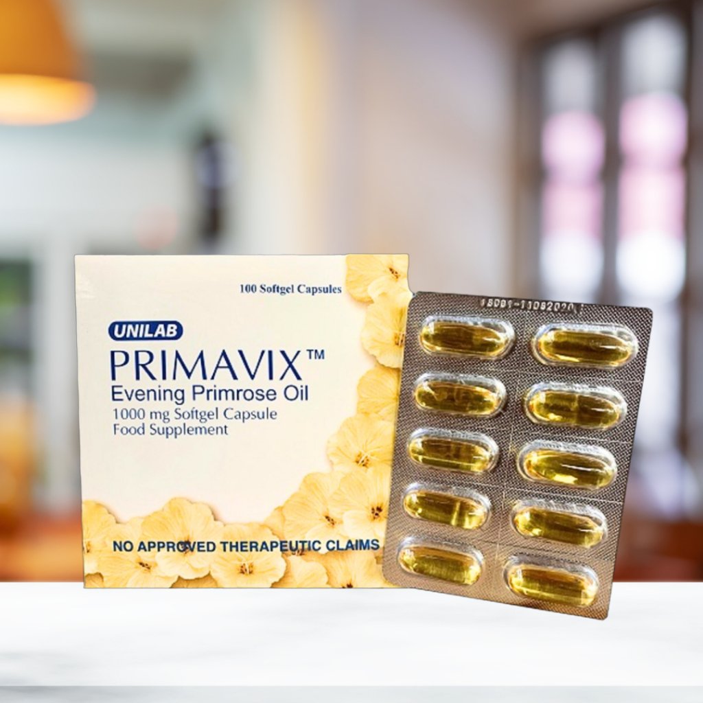 Primavix Evening Primrose Oil 1000mg Softgel Capsule - 100's - Image 3