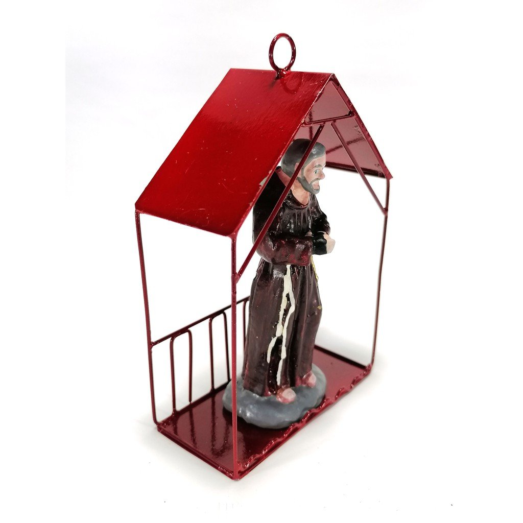 Padre Pio Statue Religious Figurines Home Decor Accents in Tin House Designs - Image 3
