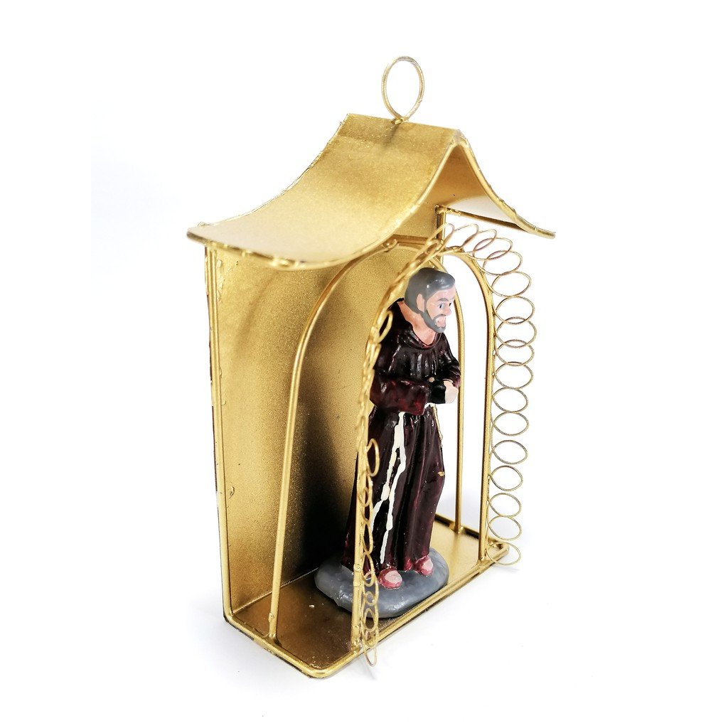 Padre Pio Statue Religious Figurines Home Decor Accents in Tin House Designs - Image 6