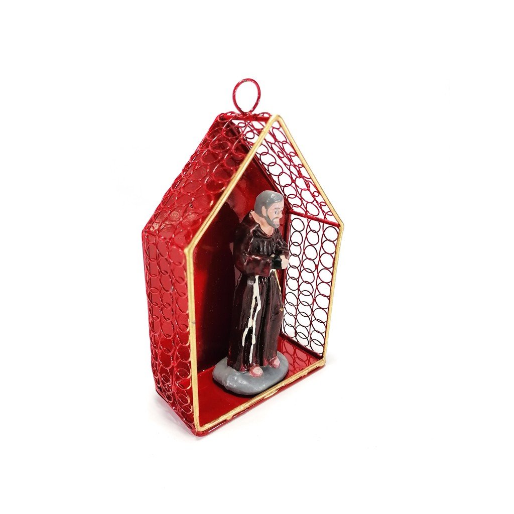 Padre Pio Statue Religious Figurines Home Decor Accents in Tin House Designs - Image 9