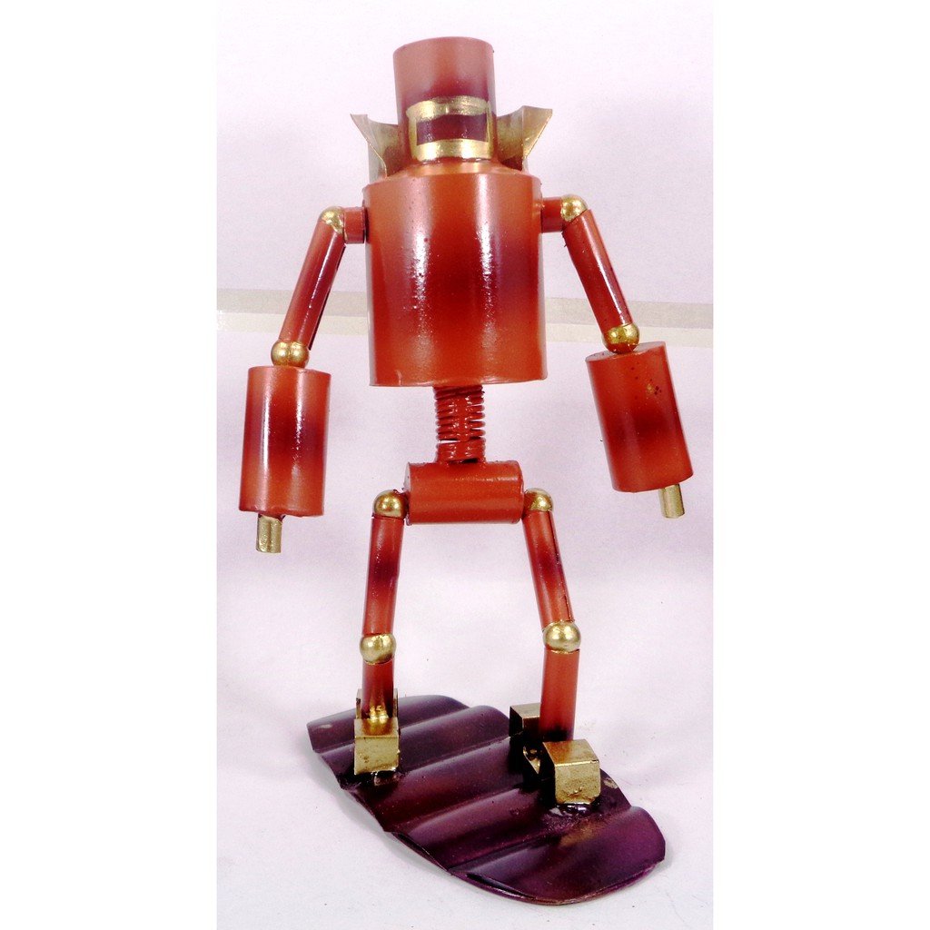 COLORED TINS & WIRE ROBOT BENDABLE ACTION FIGURE COOL UNIQUE TOY GIFT FOR KIDS
