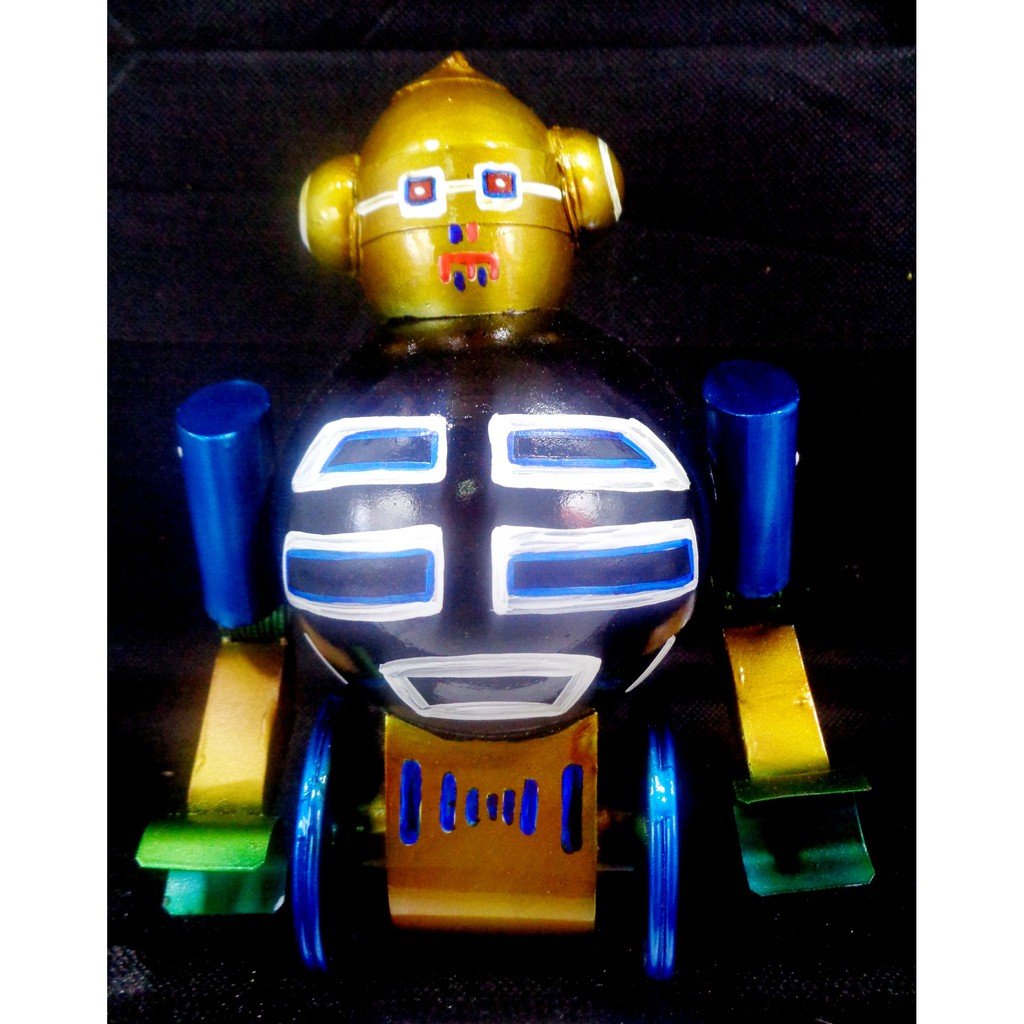 COLORED TINS & WIRE ROBOT BENDABLE ACTION FIGURE COOL UNIQUE TOY GIFT FOR KIDS