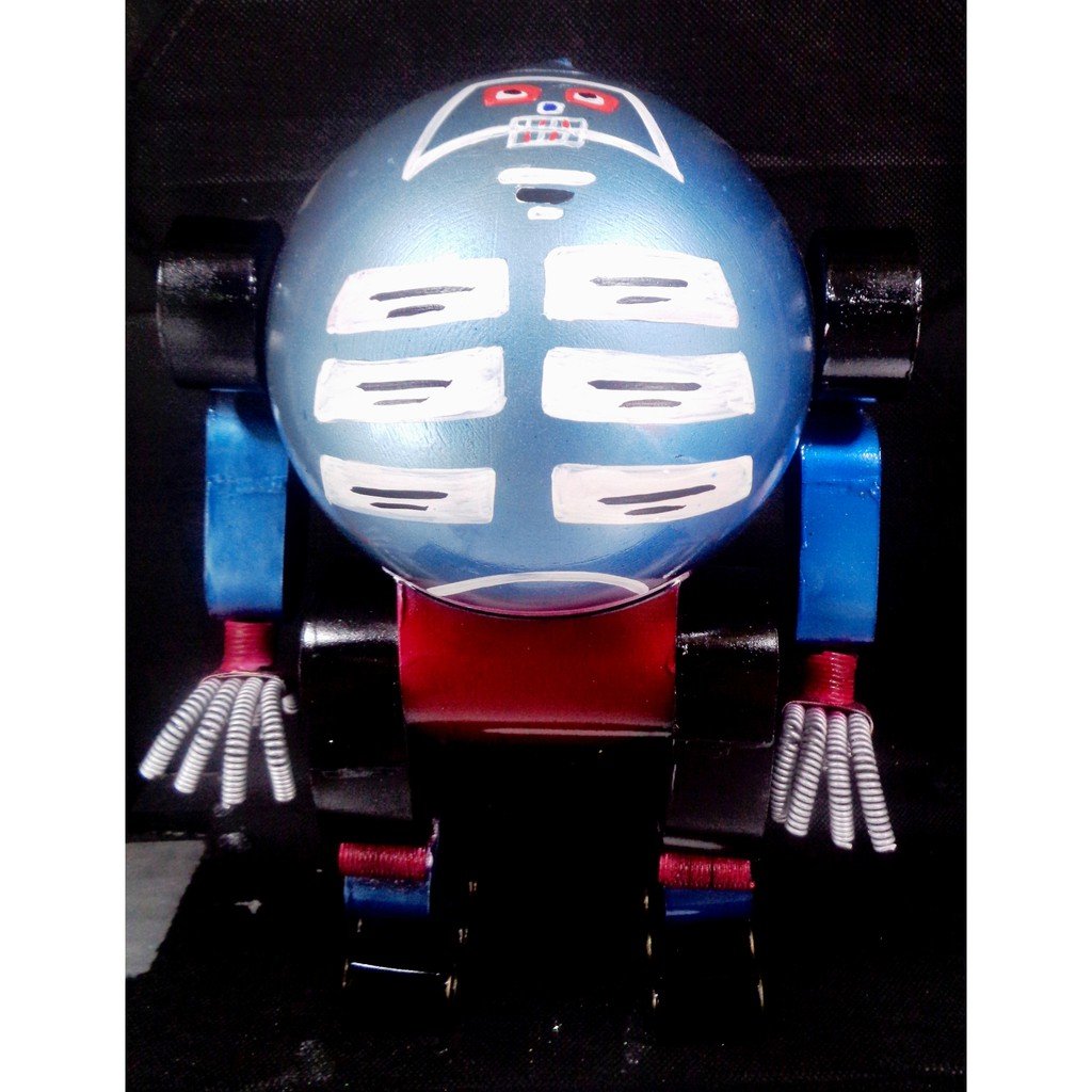 COLORED TINS & WIRE ROBOT BENDABLE ACTION FIGURE COOL UNIQUE TOY GIFT FOR KIDS