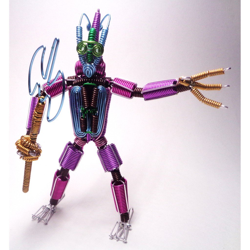 Transformation Robot Deformation Bendable Toys Aluminium Wire Action Figure