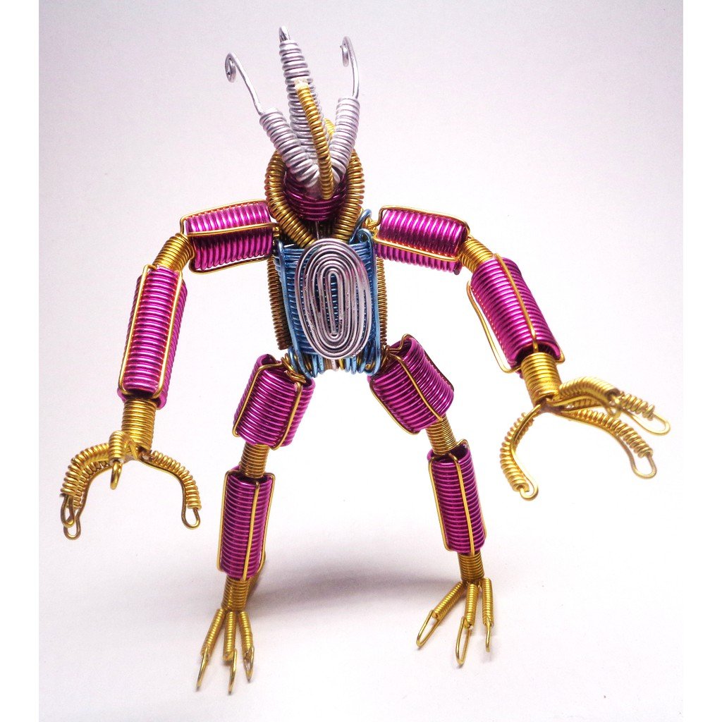 COLORED ALUMINUM WIRE ROBOT BENDABLE ACTION FIGURE COOL UNIQUE TOY GIFT FOR KIDS