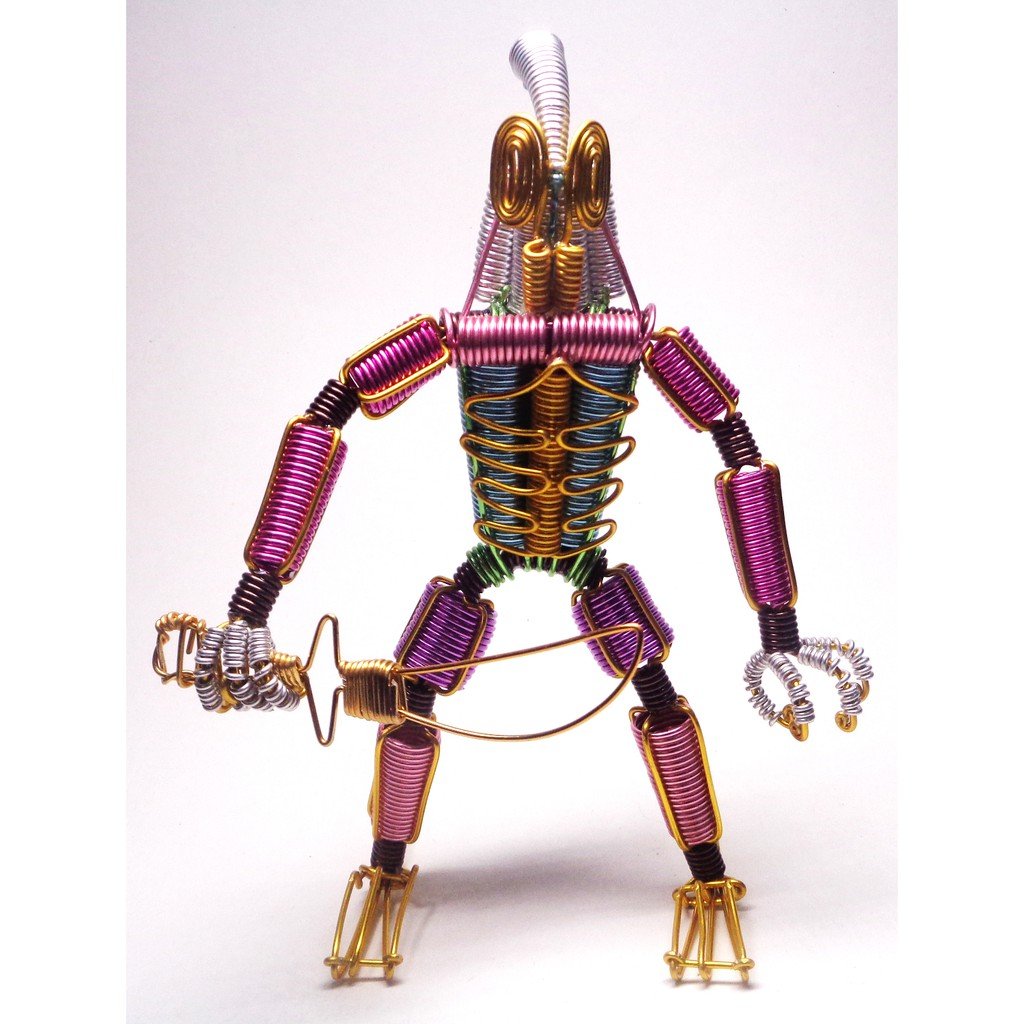COLORED ALUMINUM WIRE ROBOT BENDABLE ACTION FIGURE COOL UNIQUE TOY GIFT FOR KIDS