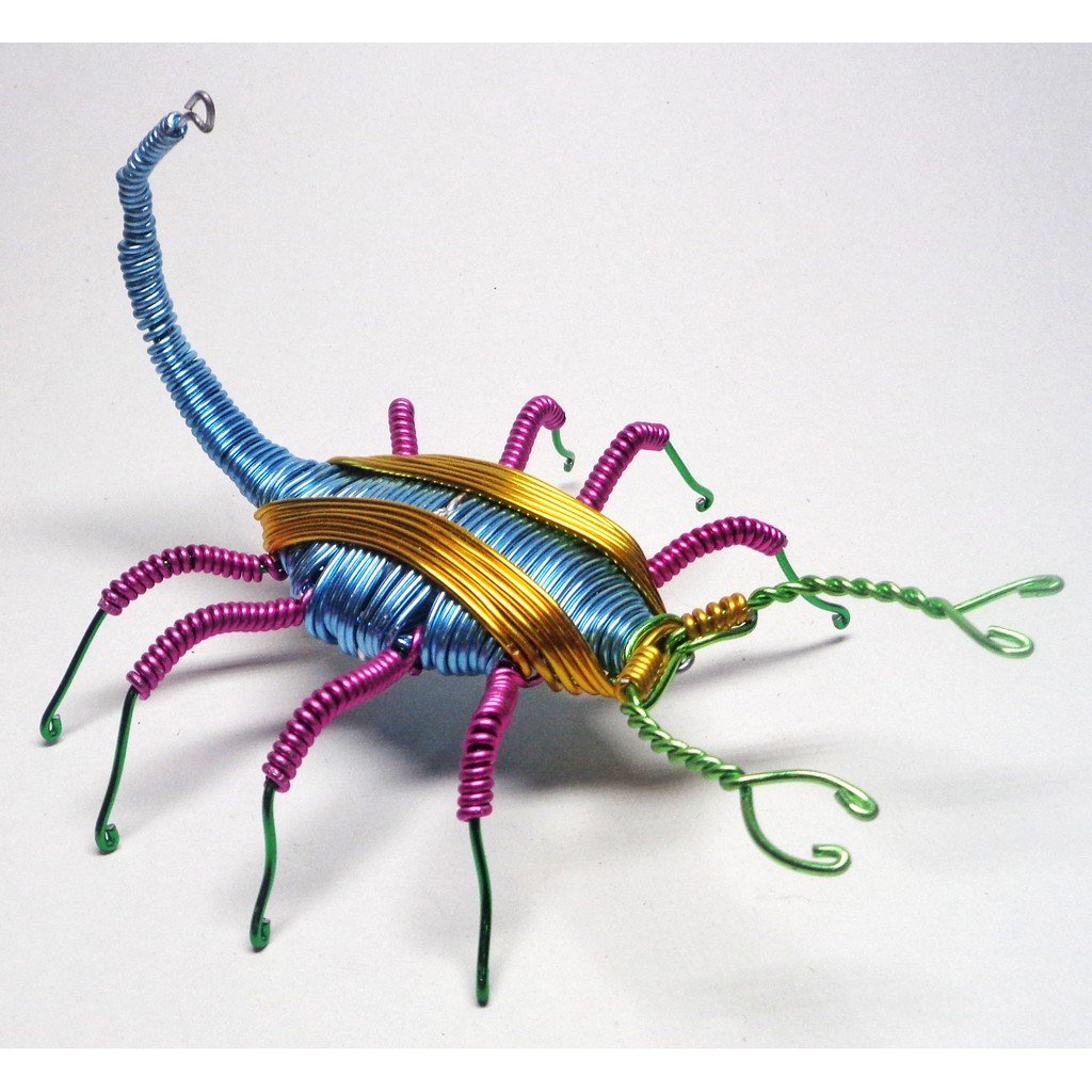 COLORED ALUMINUM WIRE ROBOT BENDABLE ACTION FIGURE COOL UNIQUE TOY GIFT FOR KIDS