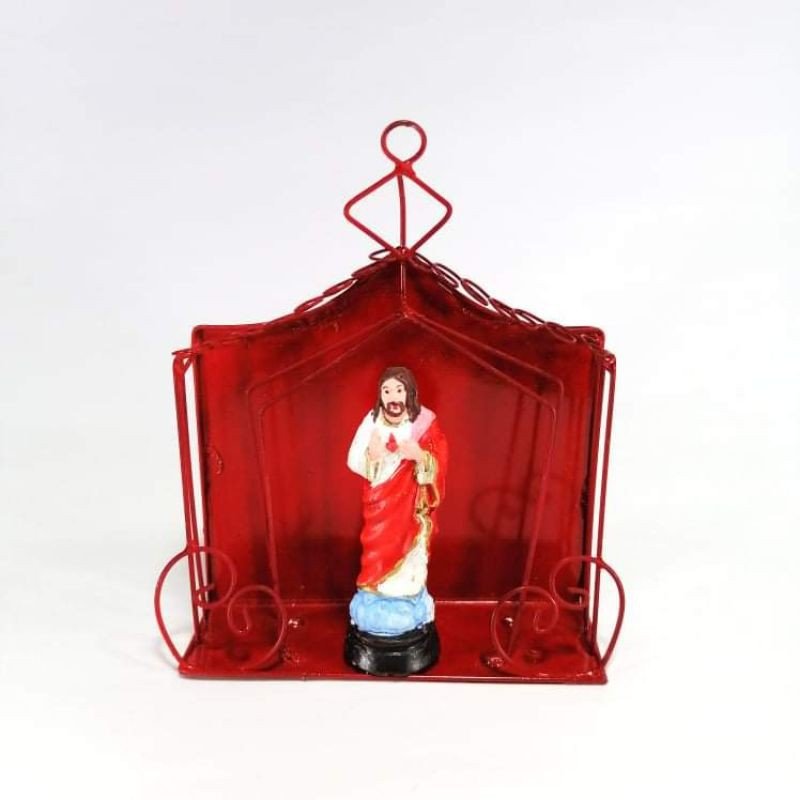 Sacred Heart of Jesus Saint Statue Religious Figurines Home Decor - Image 2