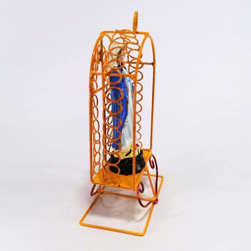 Mama Mary Statue Religious Figurines Home Decor Accents in Tin House - Image 2