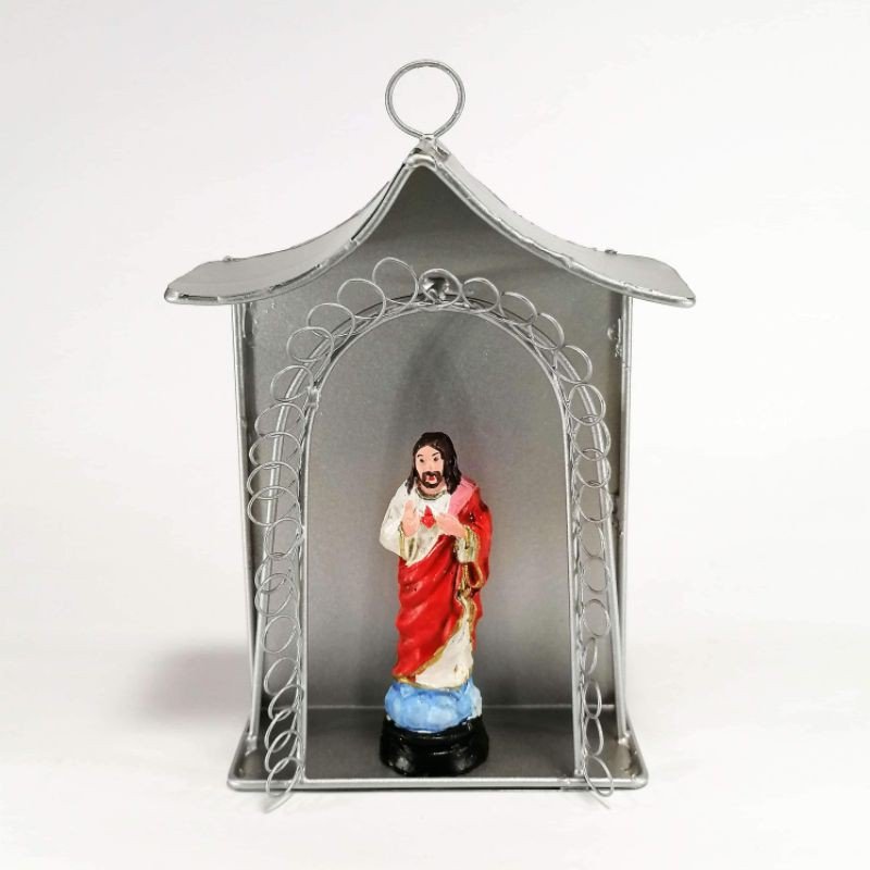 Sacred Heart of Jesus Saint Statue Religious Figurines Home Decor - Image 2