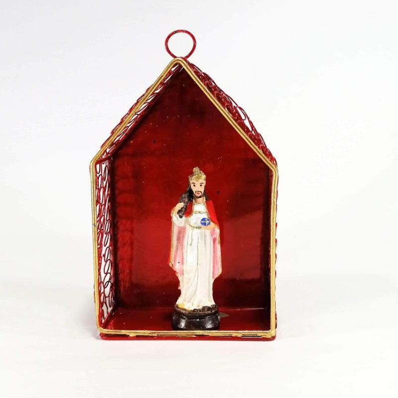 Sacred Heart of Jesus Saint Statue Religious Figurines Home Decor - Image 2