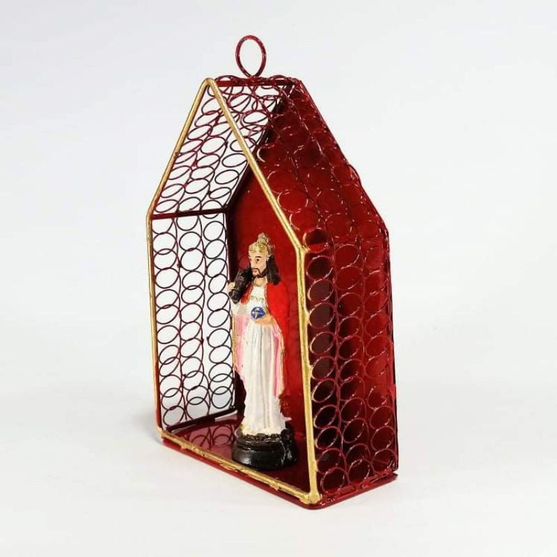 Sacred Heart of Jesus Saint Statue Religious Figurines Home Decor - Image 3