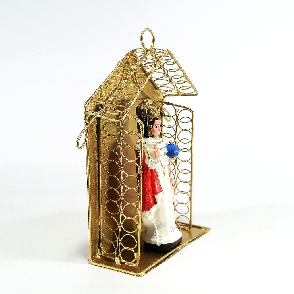 Saint Statue Religious Figurines Home Decor Accents in Tin House - Image 2