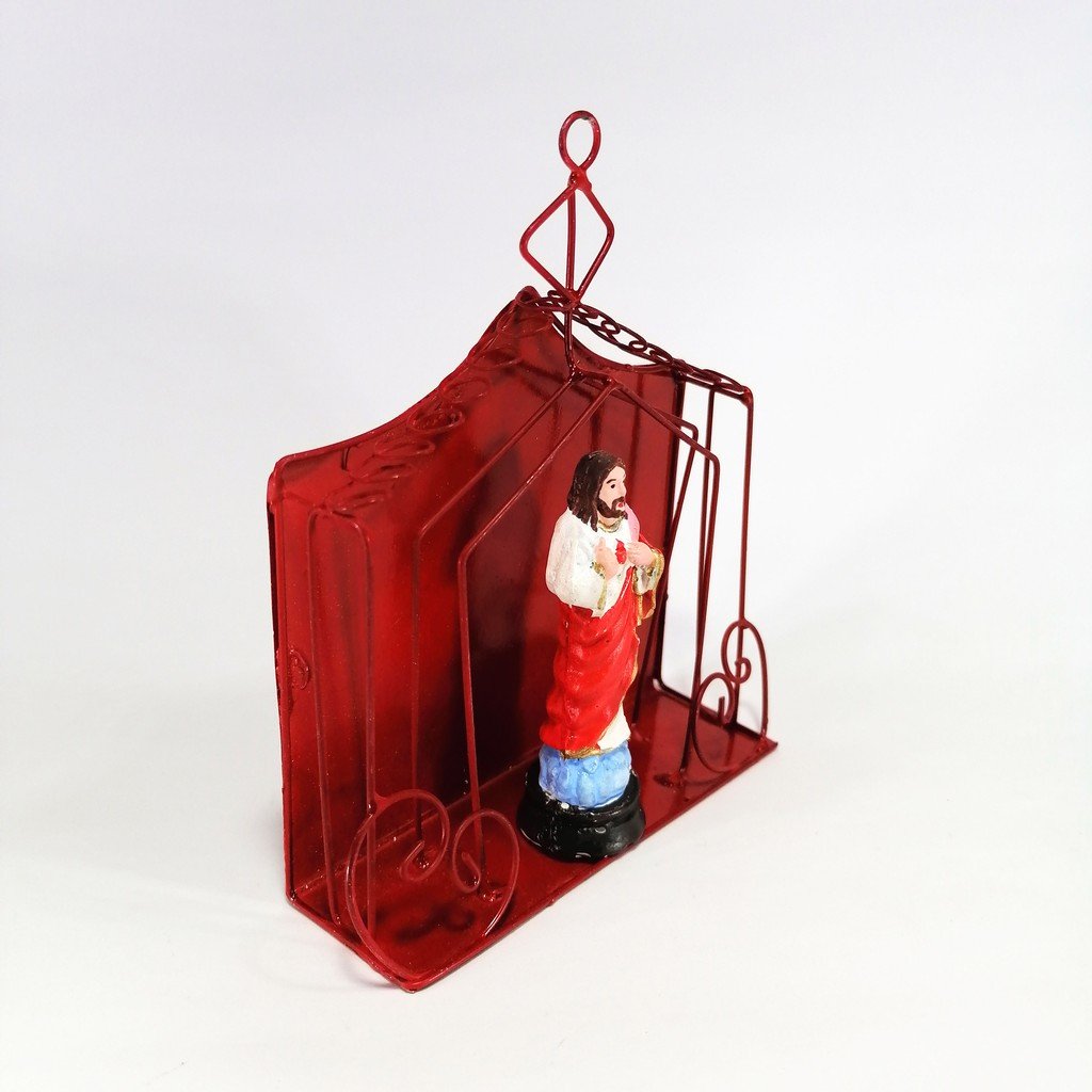 Saint Statue Religious Figurines Home Decor Accents in Tin House - Image 4