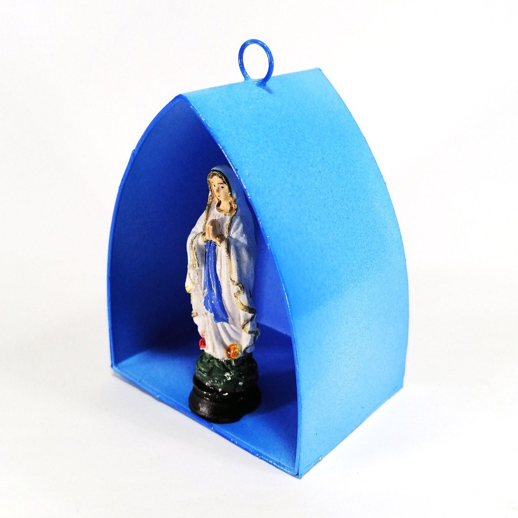 Saint Statue Religious Figurines Home Decor Accents in Tin House - Image 5