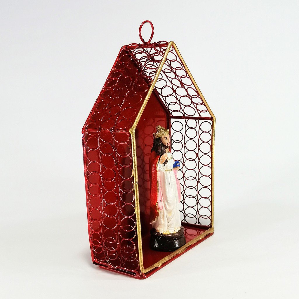 Saint Statue Religious Figurines Home Decor Accents in Tin House - Image 6