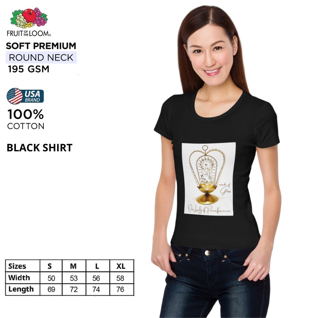 Our Lady of Peñafrancia Fruit of the Loom T-Shirt Round Neck 100% Cotton - Image 2