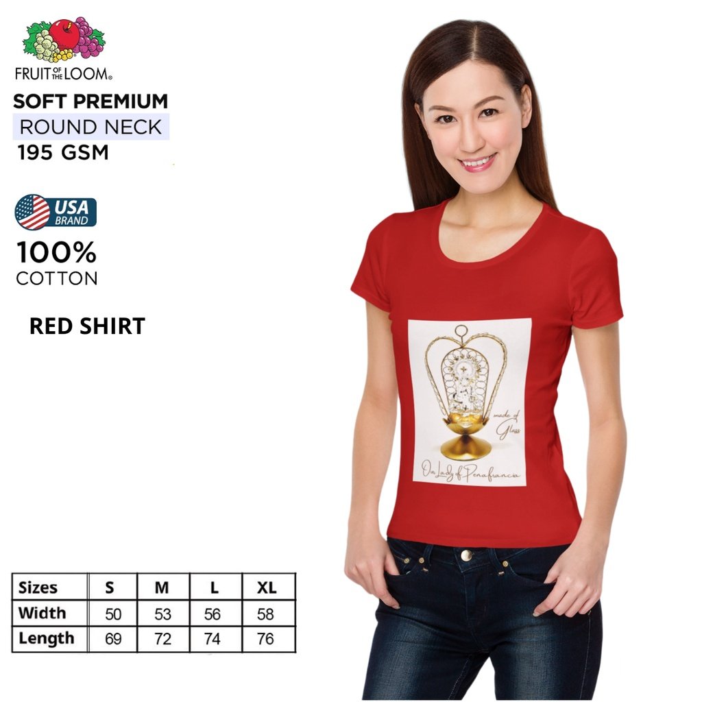 Our Lady of Peñafrancia Fruit of the Loom T-Shirt Round Neck 100% Cotton - Image 3