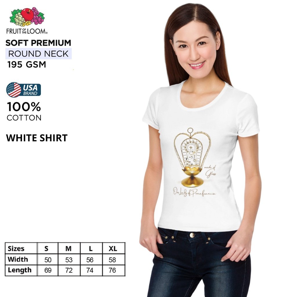 Our Lady of Peñafrancia Fruit of the Loom T-Shirt Round Neck 100% Cotton - Image 4