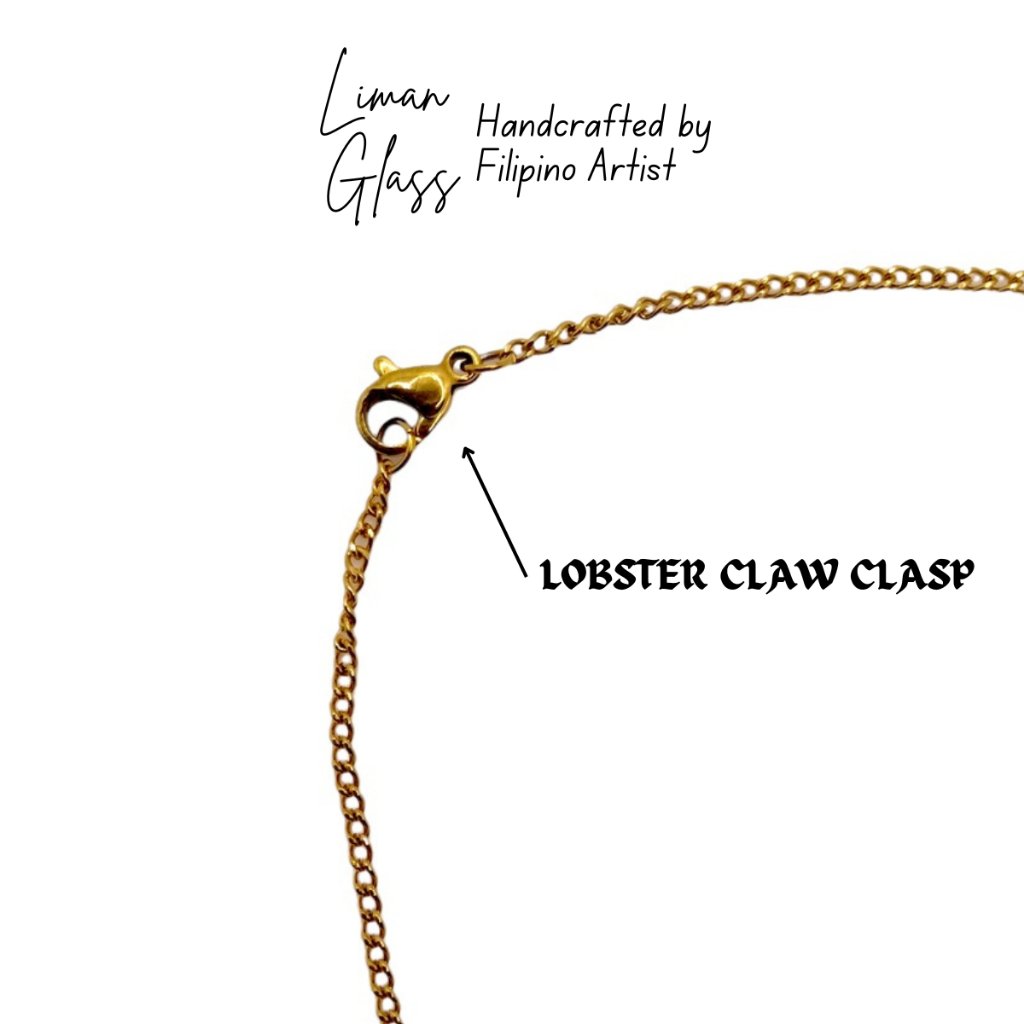Liman Glass Mini Butterfly Pendant in 18k Gold Necklace for Women with Box - Image 7