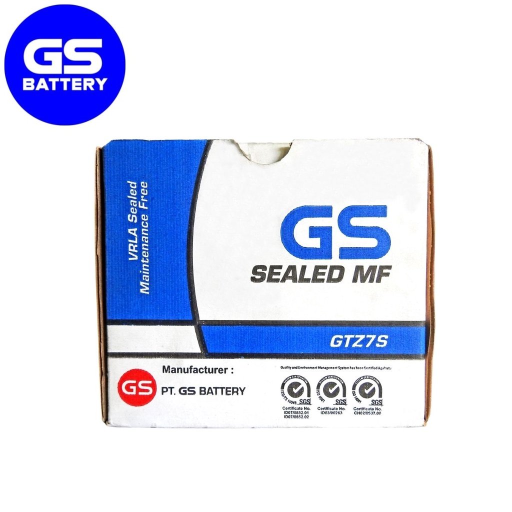 GS Motorcycle Battery GTZ7S RAIDER 150/FI/CARB, SYM JET100, HONDA PCX 150, CLICK 150 - Image 4