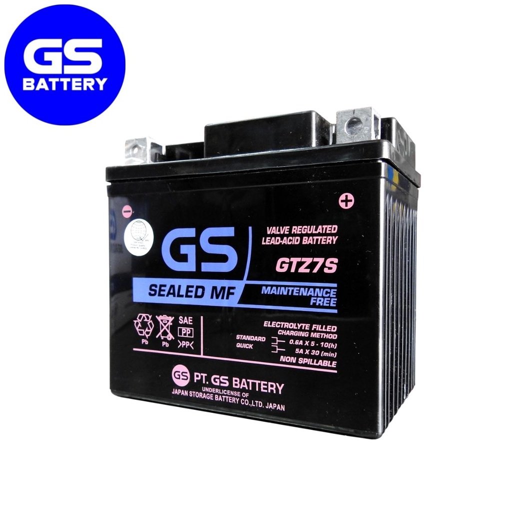 GS Motorcycle Battery GTZ7S RAIDER 150/FI/CARB, SYM JET100, HONDA PCX 150, CLICK 150 - Image 6