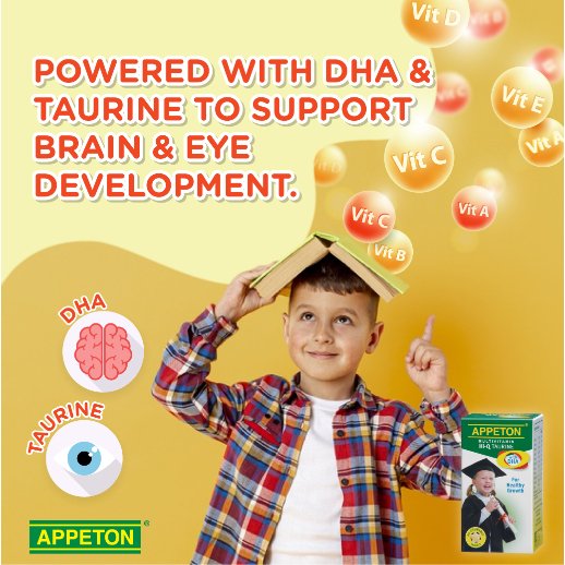 APPETON Hi-Q Kids Chewable Vitamins for Kids Multivitamins with Taurine + DHA Kids Vitamins - Image 3