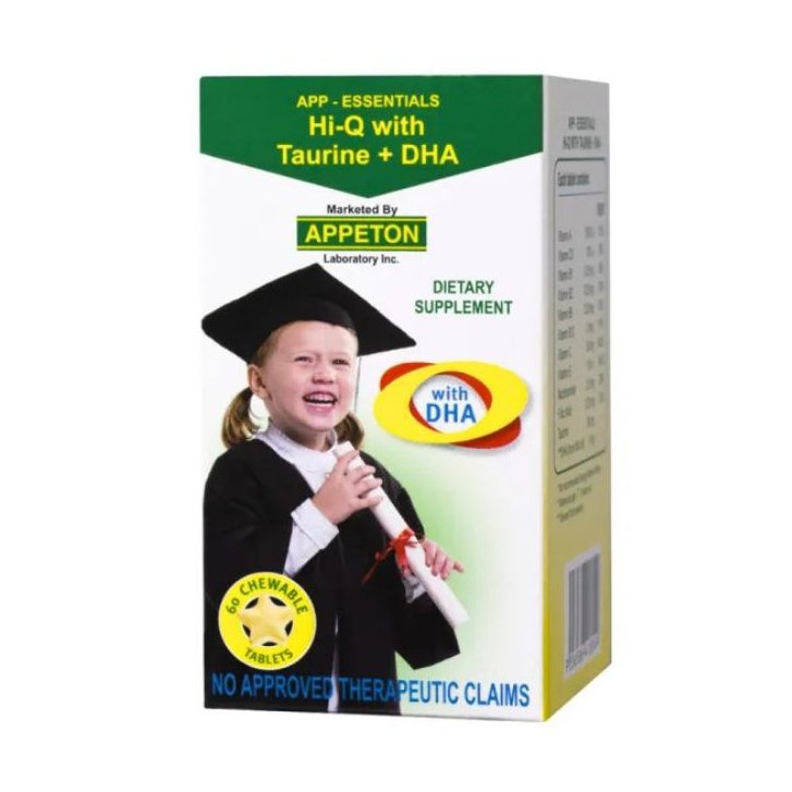 APPETON Hi-Q Kids Chewable Vitamins for Kids Multivitamins with Taurine + DHA Kids Vitamins - Image 7