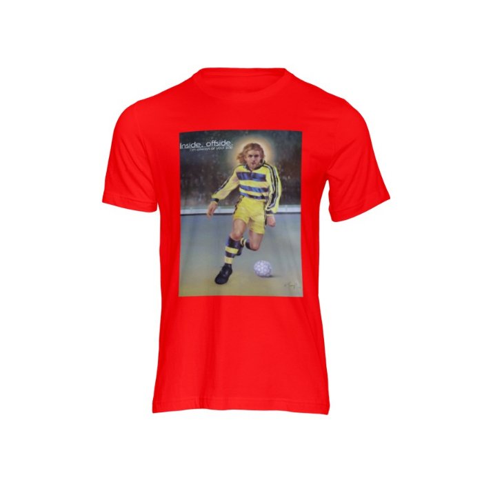 Jesus in Action- Soccer, Fashionable T-Shirt Premium, Fruit of the Loom, 100% Cotton - Image 3