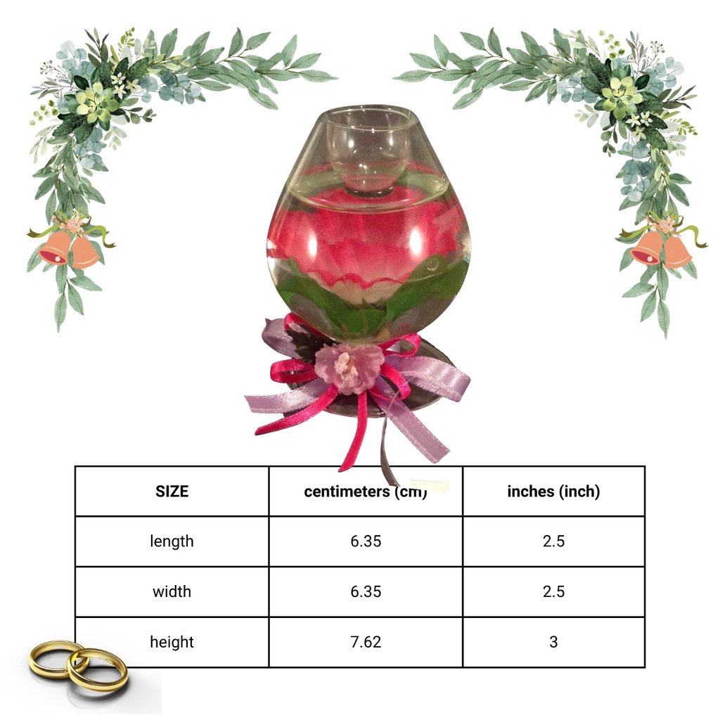 Mini Goblet Kopita Glass Wedding Souvenir & Giveaways (Minimum of 20 pcs) - Image 3