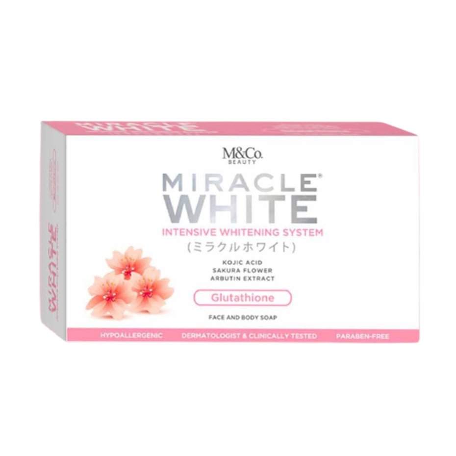 Miracle White Advanced Whitening Glutathione Soap For Face And Body