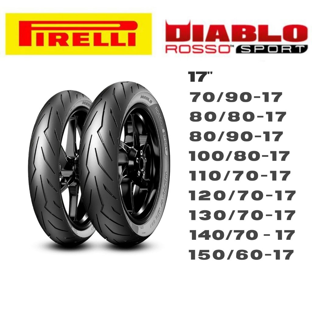 PIRELLI Diablo Rosso 17 Sports Tubeless Motorcycle Tire