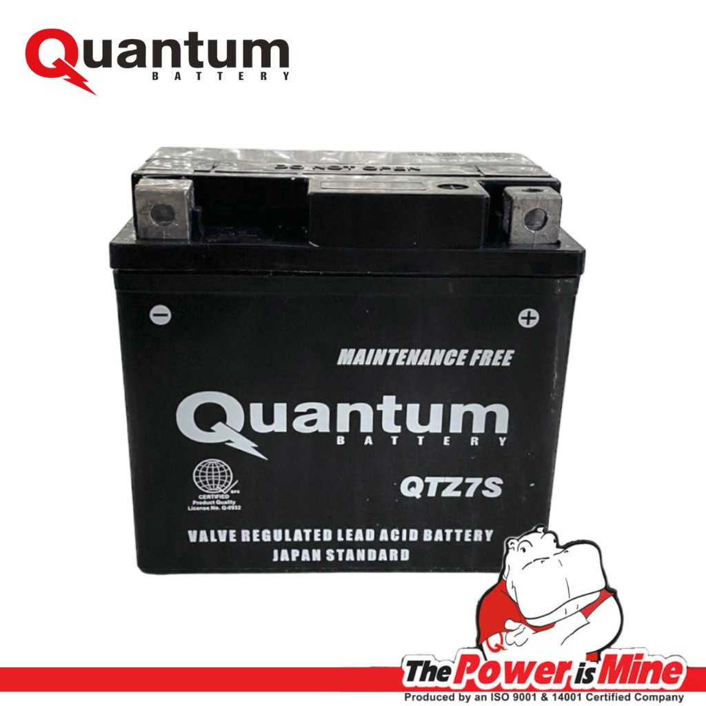 Quantum Motorcycle Battery QTZ7S 5L for RAIDER 150/ FI / CARB / HONDA PCX 150 / CLICK 150 - Image 4