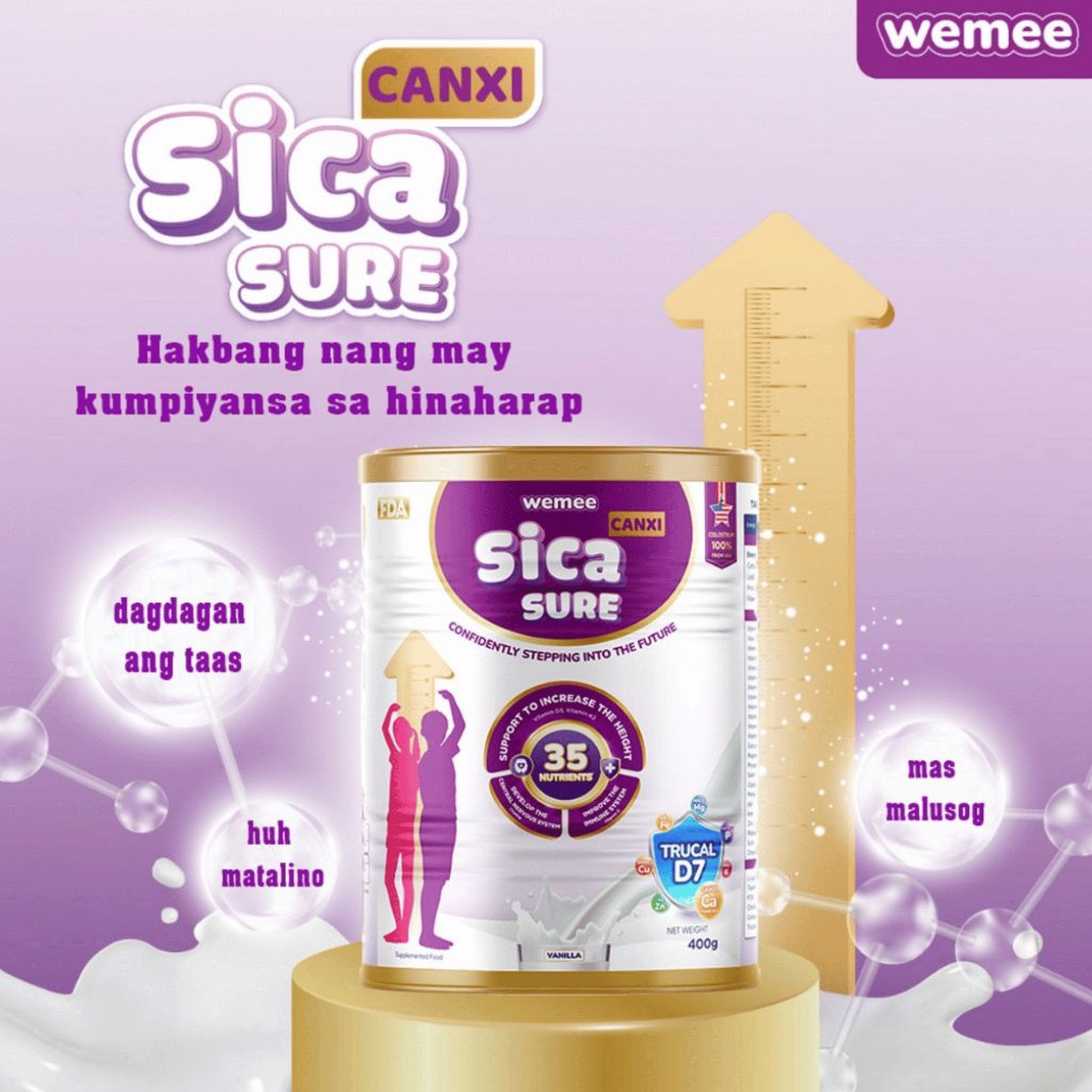 Sica Sure Milk Calcium 400G Increases Height for Children Aged 3 and Up - Image 2