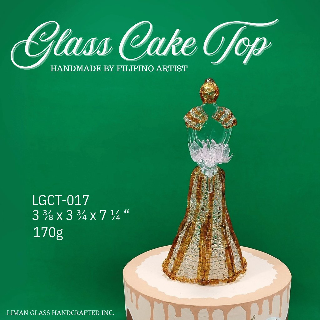 Handmade Glass Cake Top By Filipino Artist For All Occasions - Image 14