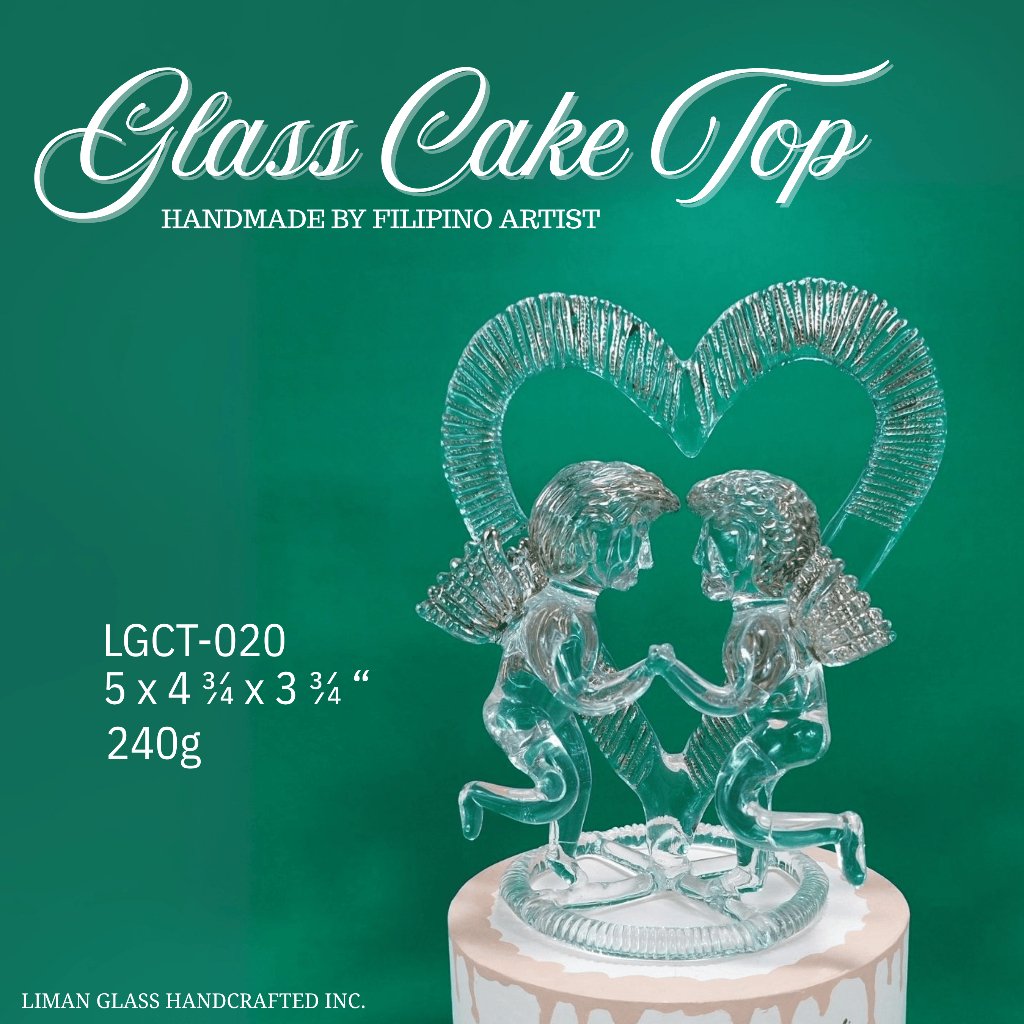 Handmade Glass Cake Top By Filipino Artist For All Occasions - Image 16