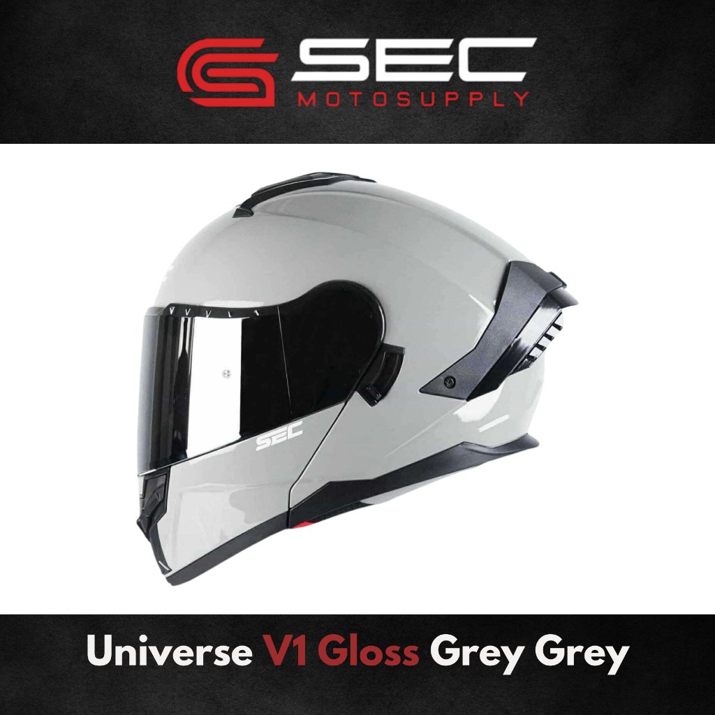 Sec Modular Helmet For Motorcycle | Universe Solid (L & XL) - Image 4